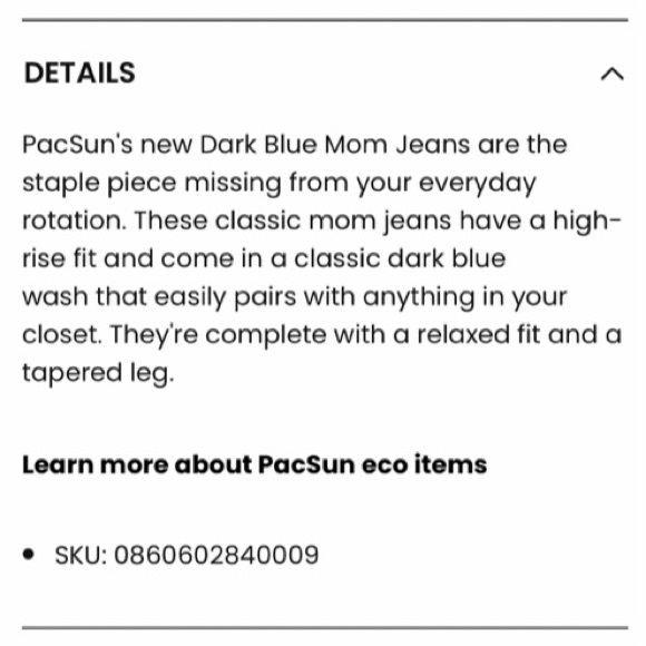 New PacSun Mom Style Jeans - Picture 11 of 11